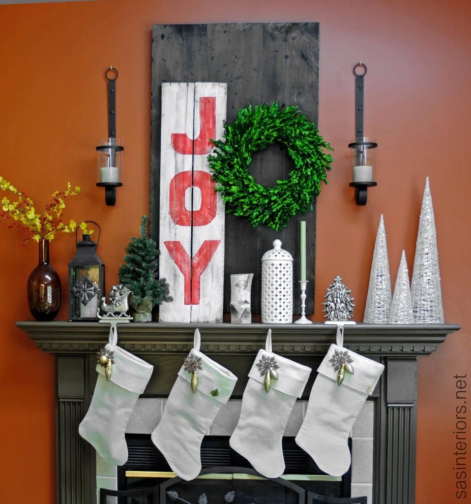 Get Ready To Decorate Your Fireplace Mantel For Christmas So May Fun And Unique options In This List Of 30 well fitted Holiday Mantels Featured On Bekob Com
