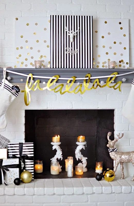 Get Ready To Decorate Your Fireplace Mantel For Christmas So May Fun And Unique options In This List Of 30 well fitted Holiday Mantels Featured On Bekob ComGet Ready To Decorate Y