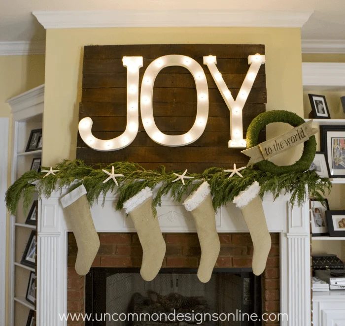 Get Ready To Decorate Your Fireplace Mantel For Christmas So May Fun And Unique options In This List Of 30 well fitted Holiday Mantels Featured On Bekob ComGet Ready To Decorate Y