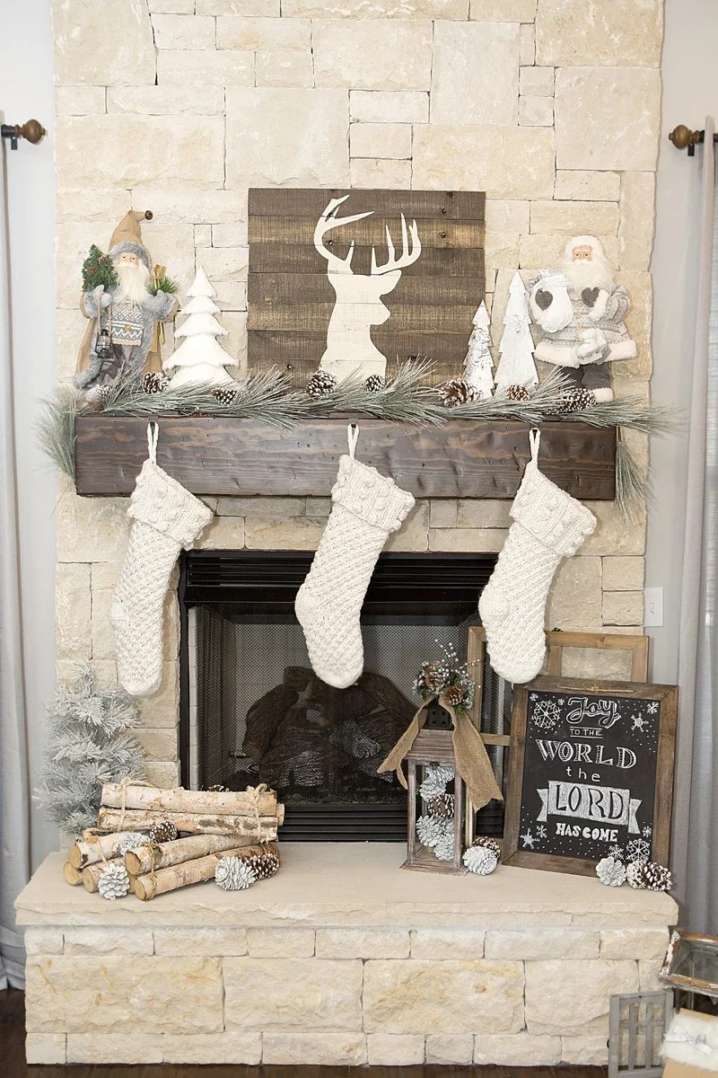 Get Ready To Decorate Your Fireplace Mantel For Christmas So May Fun And Unique options In This List Of 30 well fitted Holiday Mantels Featured On Bekob Com
