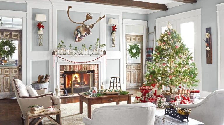 Get Ready To Decorate Your Fireplace Mantel For Christmas So May Fun And Unique options In This List Of 30 well fitted Holiday Mantels Featured On Bekob Com