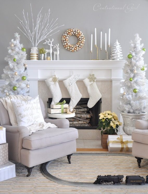 Get Ready To Decorate Your Fireplace Mantel For Christmas So May Fun And Unique options In This List Of 30 well fitted Holiday Mantels Featured On Bekob ComGet Ready To Decorate Y