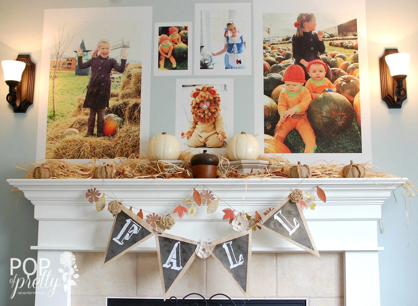 Take your decor from Fall to Thanksgiving by changing a couple of things and using this inspiration. 30 well fitted Thanksgiving Mantels Featured On Bekob.com