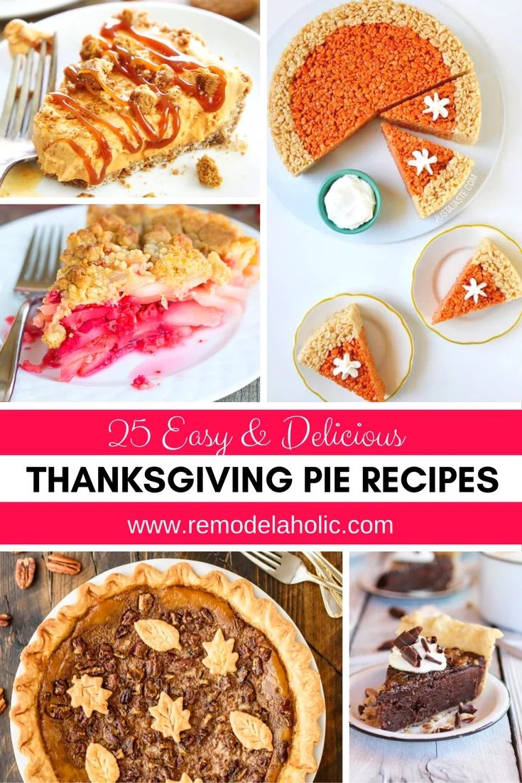 Pie is an essential part of Thanksgiving! Try a new pie this Thanksgiving season with one of these 25 Thanksgiving Pie Recipes featured on Bekob.com