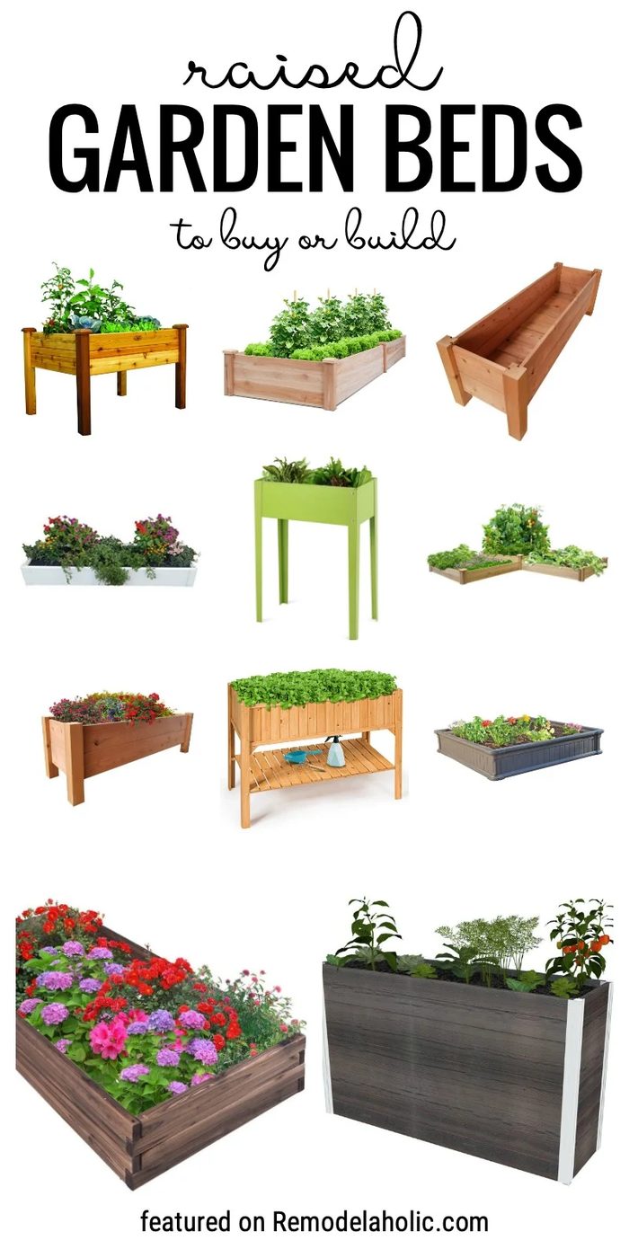 Grow Your Own Food With A Raised Garden Bed. We Are Sharing 30+ Raised Garden Beds To Buy Or Build Featured On Bekob.com
