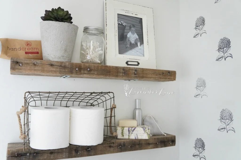 Pallet Wood Floating Shelves 8 1024x681