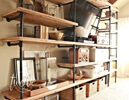 Diy Pipe Shelves 4