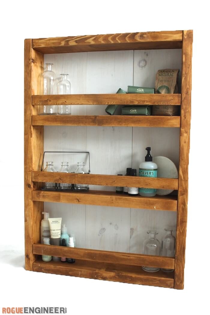 Apothecary Handmade Wall Shelf Plans Rogue Engineer 21