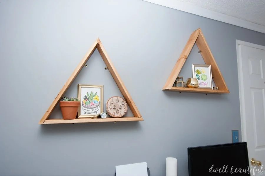 Diy Triangle Shelves 18