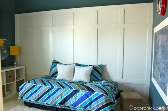 Decor Chick panelled wall