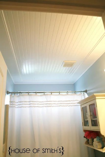 House of Smiths beadboard ceiling