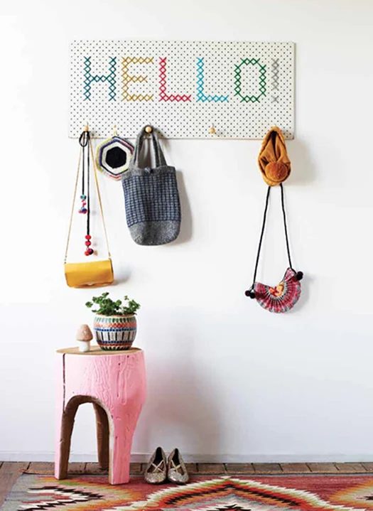 Pegboards can be used in every room in your house! Here are 32 pegboard options to show you just how versatile the humble pegboard can be. 32 Pegboard options For Every Room in You