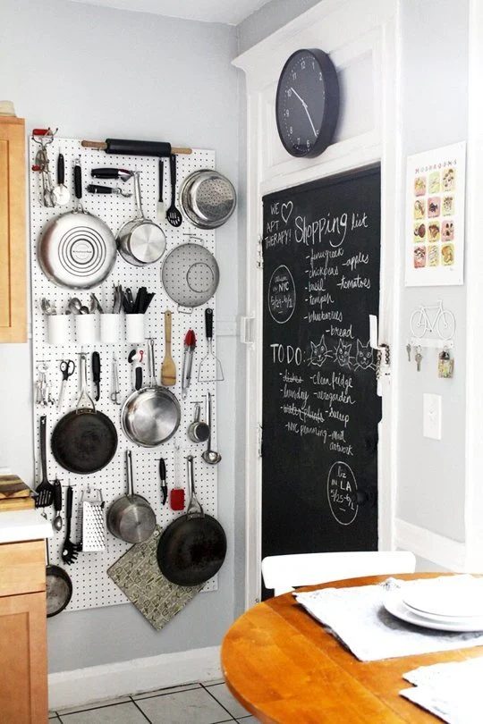 Pegboards can be used in every room in your house! Here are 32 pegboard options to show you just how versatile the humble pegboard can be. 32 Pegboard options For Every Room in You
