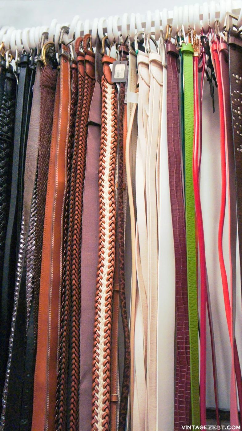 Handmade Belt Organization