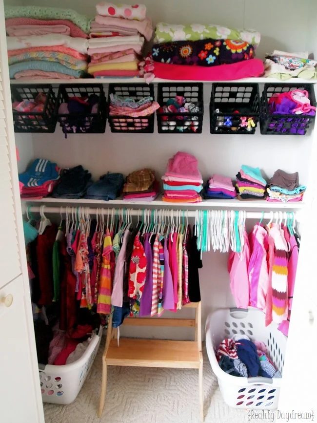 Little Girls Closet Organization options Reality Daydream