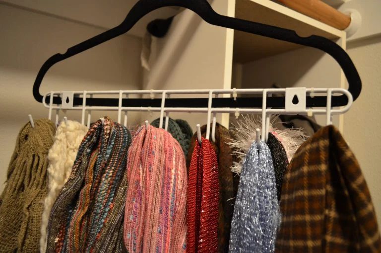 dollar store method scarf hanger