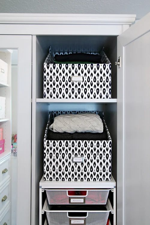 Handmade Sweater Box for Closet Storage