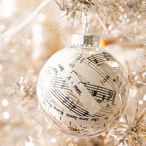 Paper Stuffed Ornaments - Try these 35+ Handmade options for clear glass ornaments to add precious memories and lots of spirit to your Christmas tree! from @tipsaholic #ornaments #