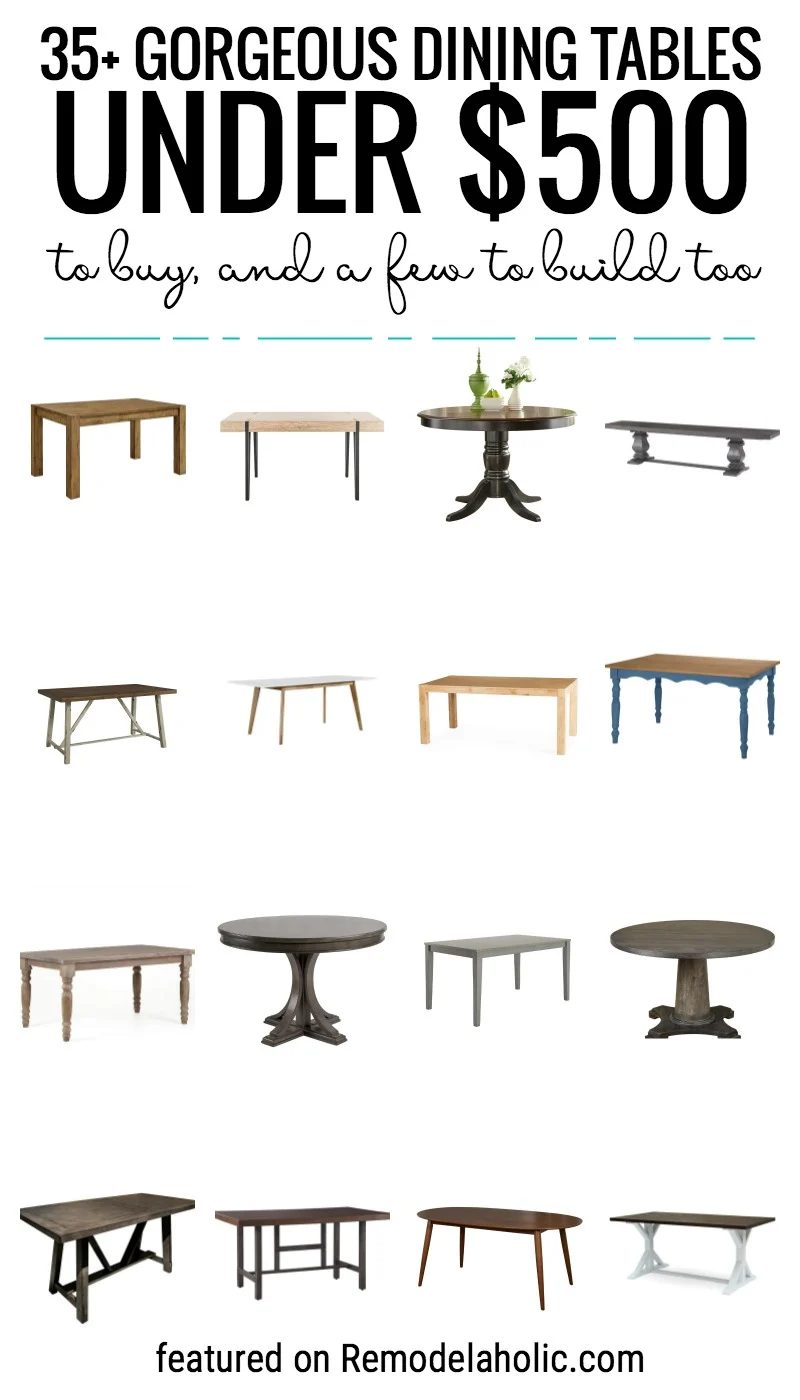 Looking For A New Place To Gather Your Family In The Kitchen Grab One Of These vivid Dining Tables For Under $500 To Buy, And A Few To Build Too Featured On Bekob.com