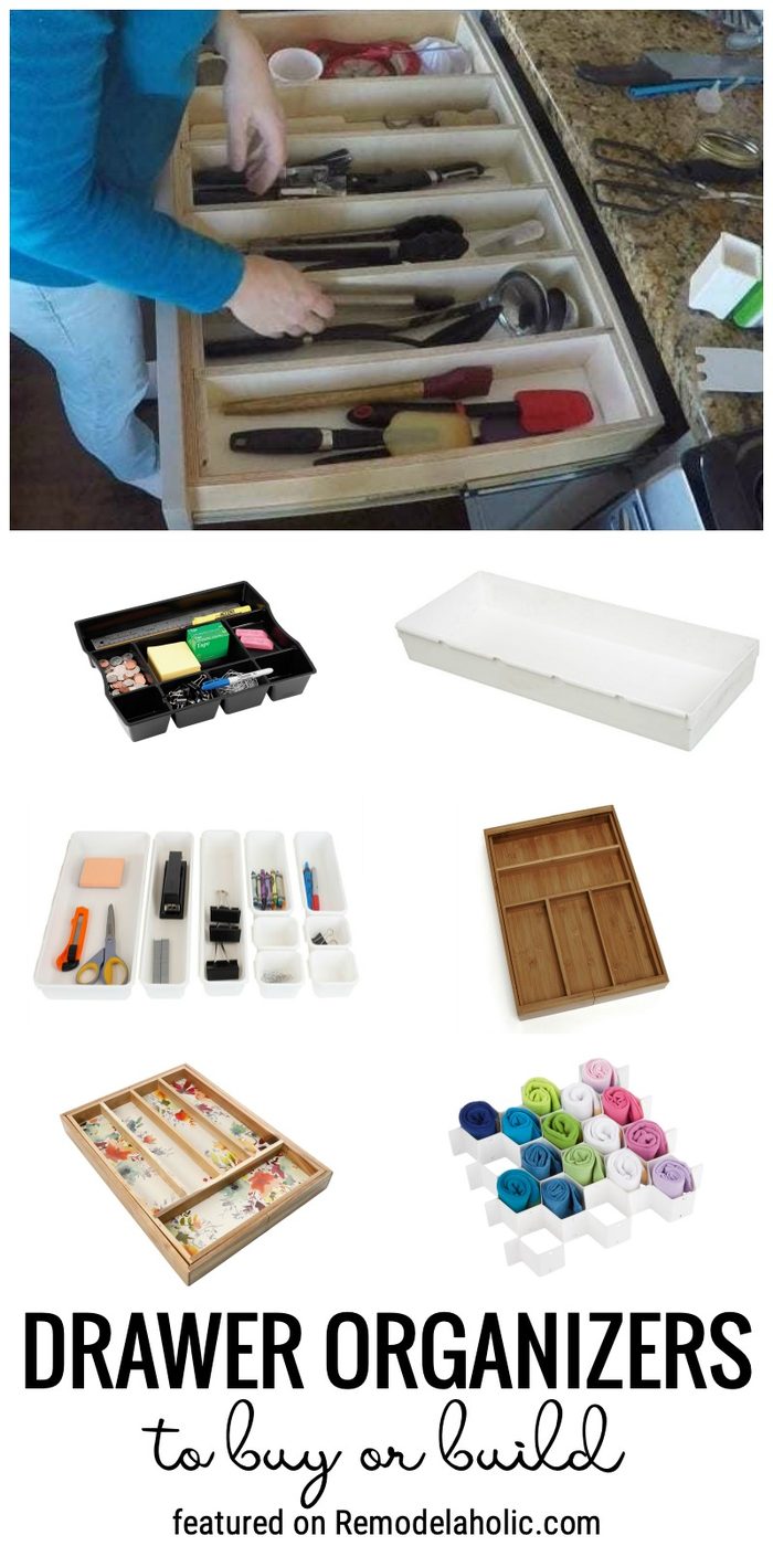Drawer Organizers To Buy Or Build To Organize All The Drawers Throughout Your Home Featured On Bekob.com