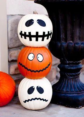 35 No-Carve Pumpkin Decorating Inspirations - Tipsaholic, #Halloween, #halloweenDIY, #pumpkin, #nocarvepumpkins