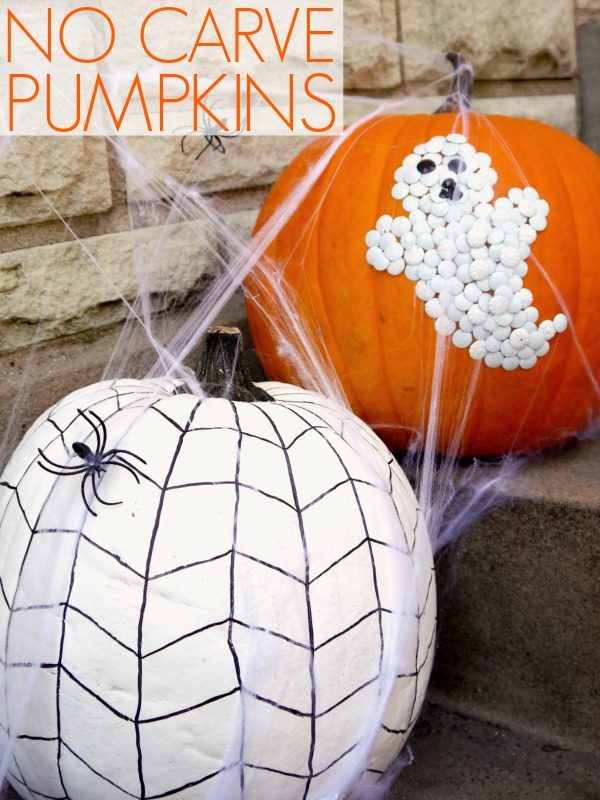 35 No-Carve Pumpkin Decorating Inspirations - Tipsaholic, #Halloween, #halloweenDIY, #pumpkin, #nocarvepumpkins