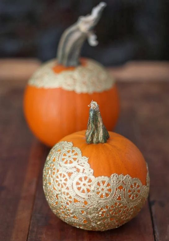 35 No-Carve Pumpkin Decorating Inspirations - Tipsaholic, #Halloween, #halloweenDIY, #pumpkin, #nocarvepumpkins