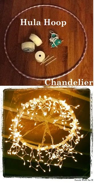 String lights are an inexpensive way to dress up so many areas in the home. Outdoor, indoor, dress them up and more. 36 Clever Ways to Use String Lights via Bekob.com