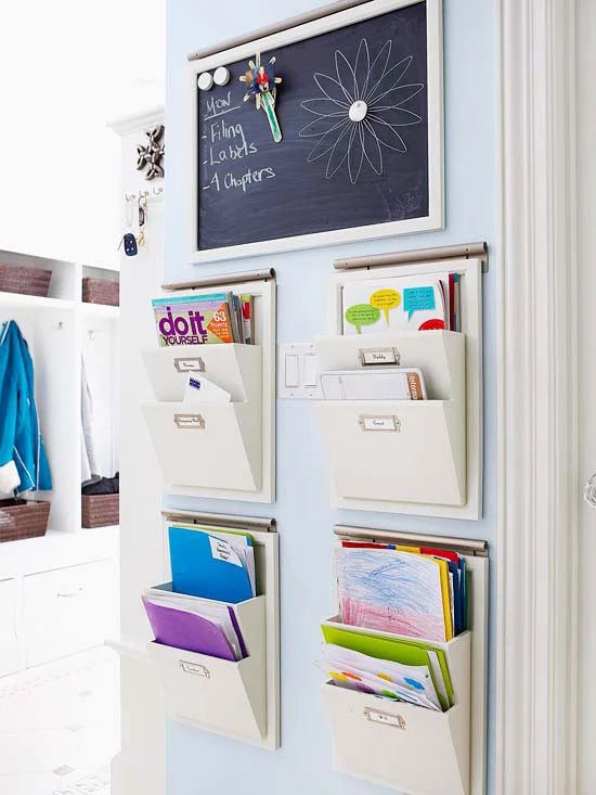 38 Inspiring options for Family Command Centers