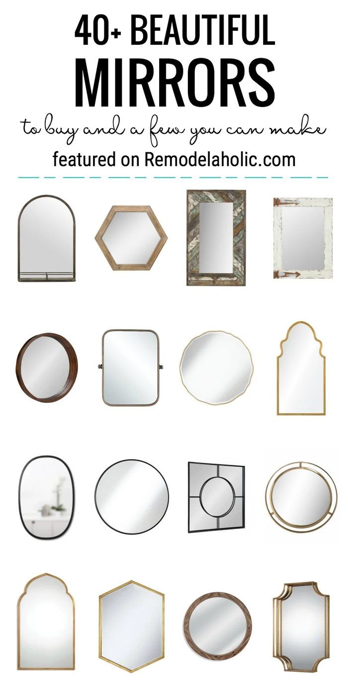 Make A Room Look Bigger And Brighter With The Help Of A vivid Mirror. We Are Sharing 40+ striking Mirrors To Buy And A Few You Can Handmade On Bekob.com