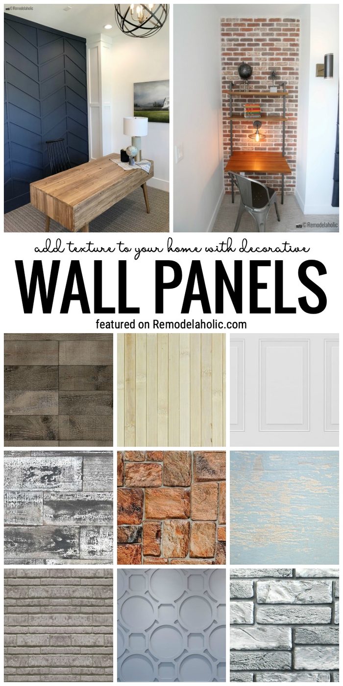 Give Your Walls A Little Love By Adding Some 3d Texture With Decorative Wall Panels. From Brick To Wood To More Featured On Bekob.com