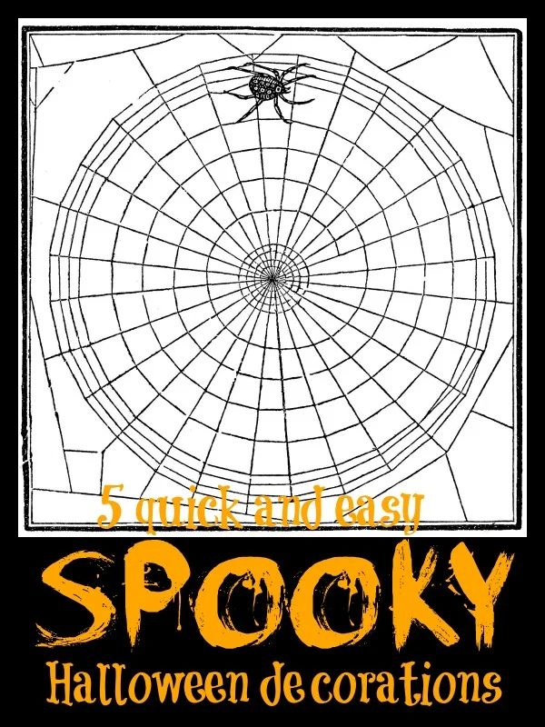 5 Quick and straightforward Spooky Halloween Decorations via Tipsaholic.com #halloween #decor #straightforward #spooky