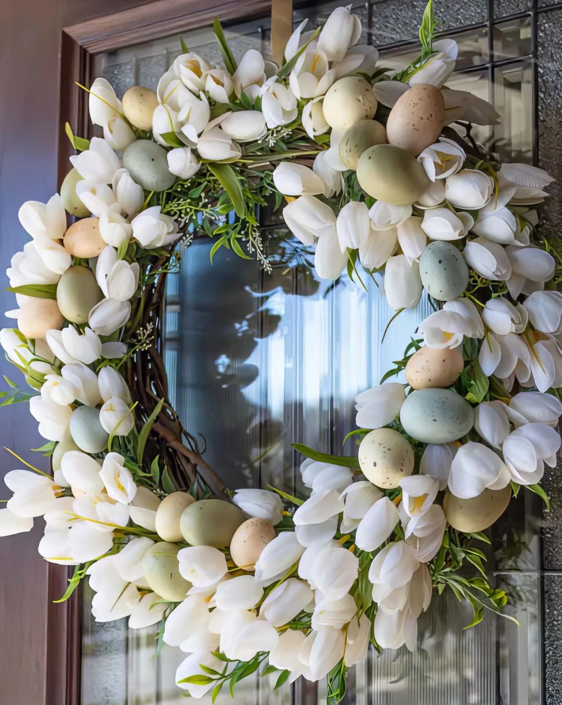 32 How To Make A Tulip Wreath For Easter 16 Spring Decor Front Door 143752
