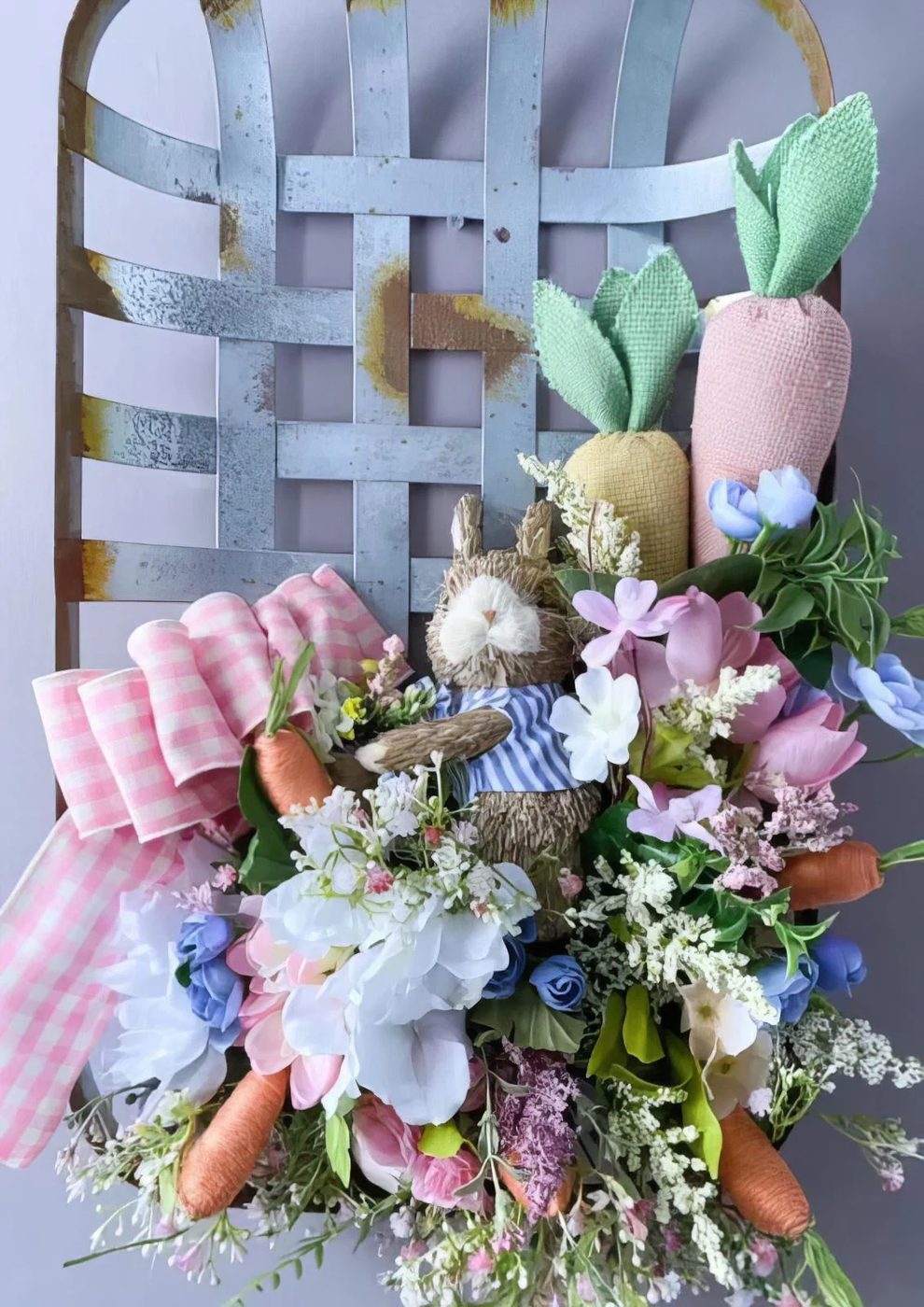 31 Handmade Spring Tobacco Basket Wreath 723x1024.jpg 424x600 143620
