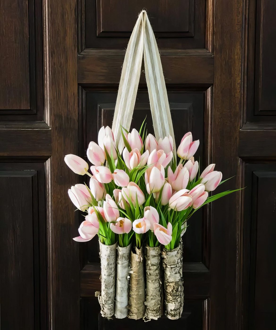 12 Diy Tulip Wreath walkthrough 143901
