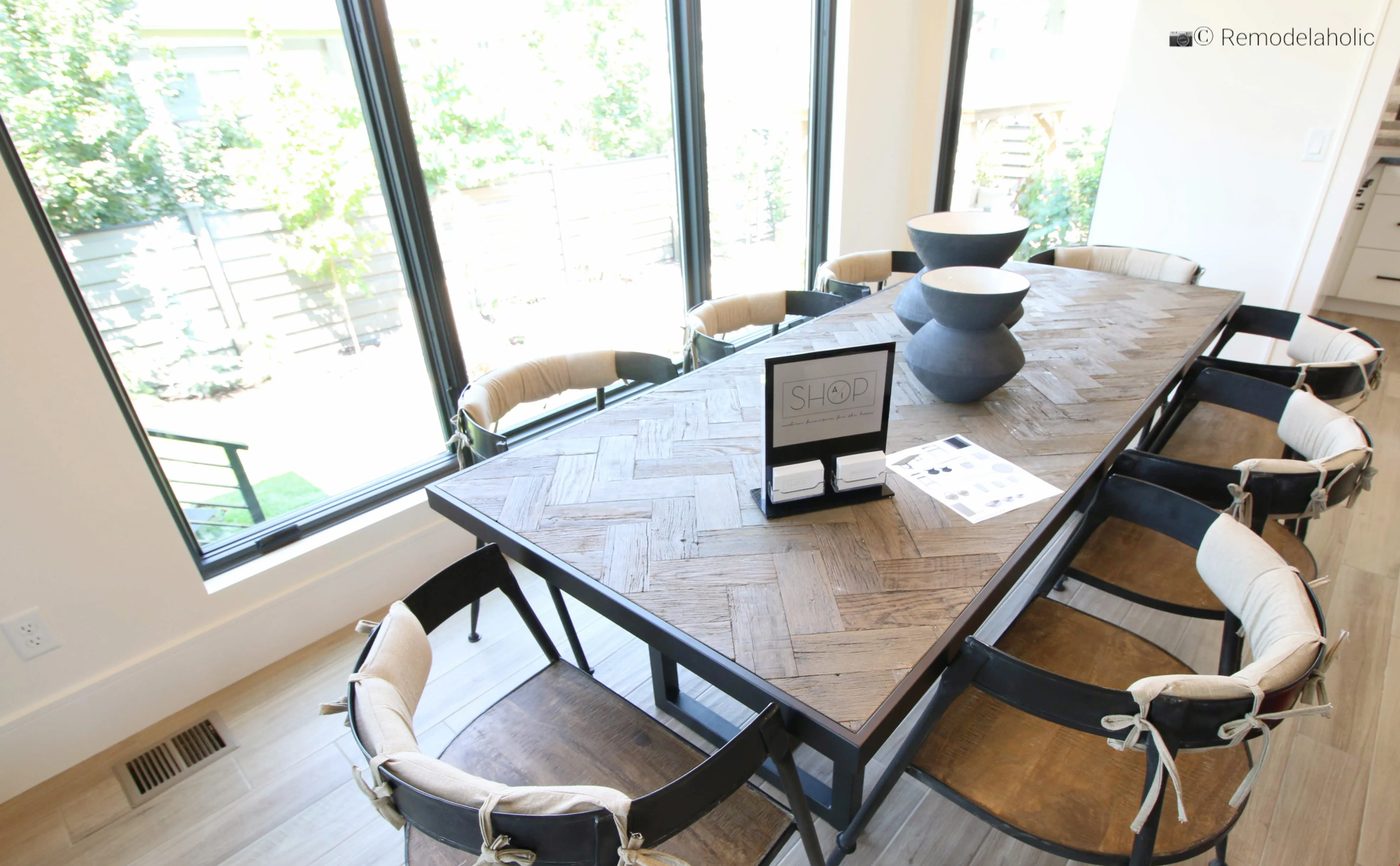 Fun and modern dining chair options, SLPH 2018 Home 3 Breen Homes, Photo by Bekob