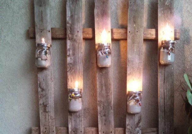 Repurposed Fence For Handmade Patio Lighting From Handmade Projects On Bekob