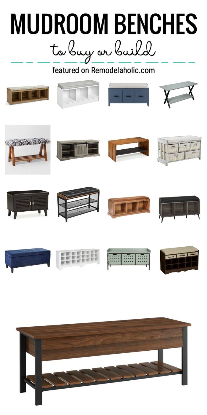 Mudroom Benches For Added Storage And Design! Mudroom Benches To Buy Or Build Featured On Bekob.com