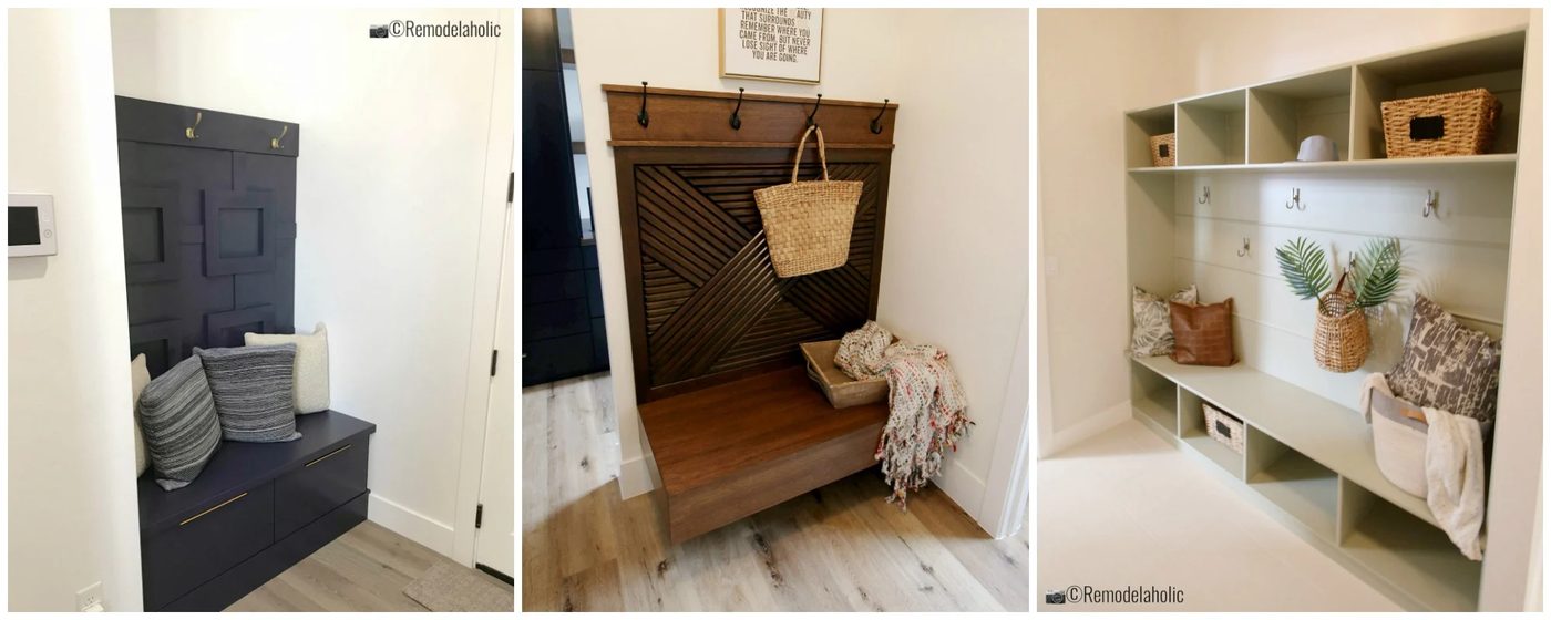 Three Pretty Examples Of Mudroom Benches From Home Shows Featured On Bekob.com