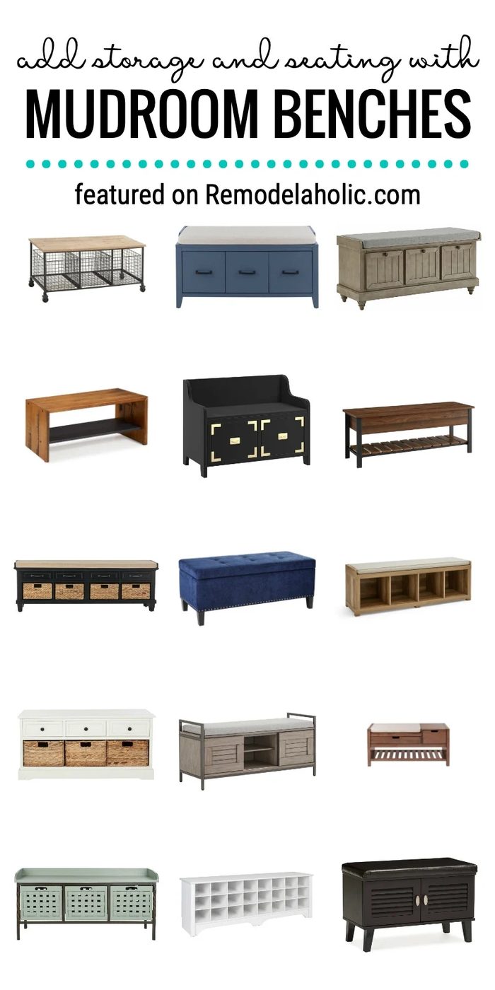 Add Storage And Seating With Mudroom Benches Featured On Bekob.com