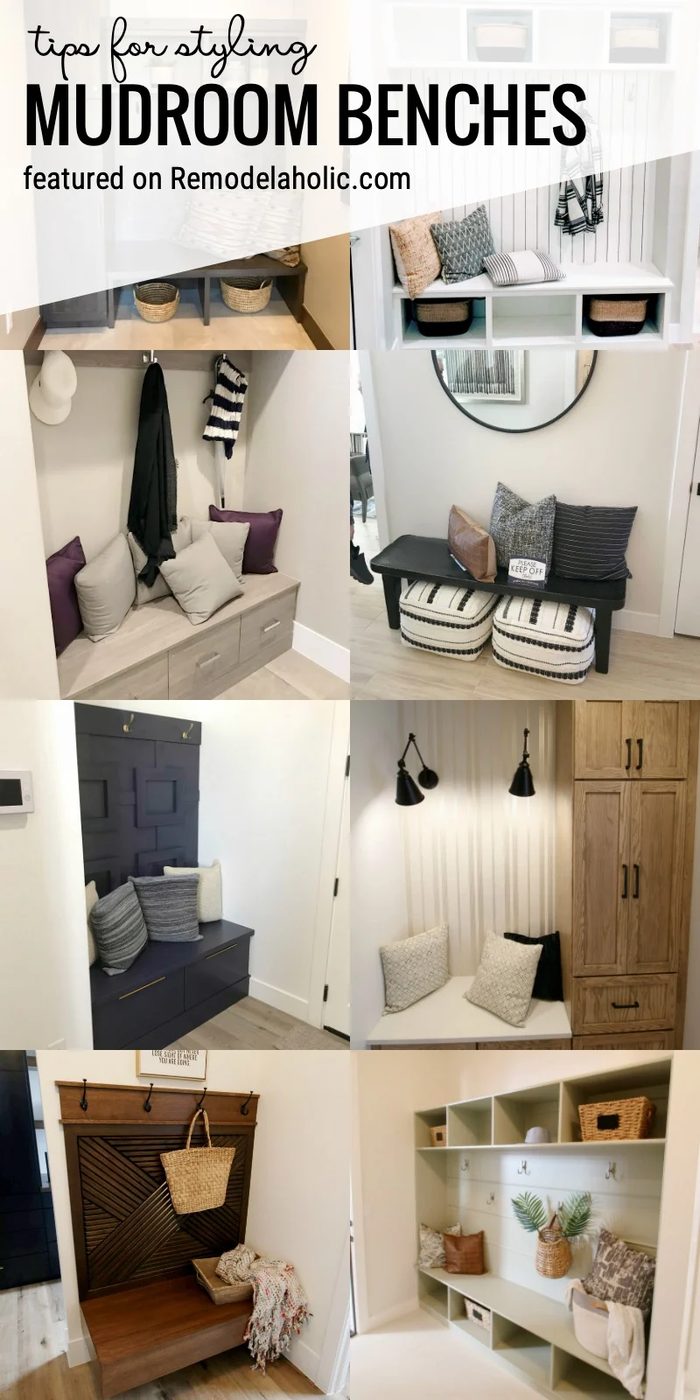 Tips For Styling Mudroom Benches And Where To Buy Or How To Build Featured On Bekob.com