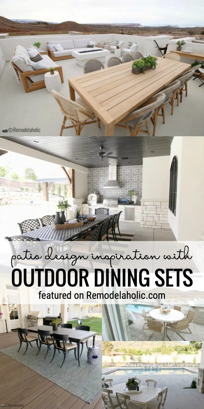 Get options For Your Porch Or Patio With This Patio Design Inspiration With Outdoor Dining Sets Featured On Bekob.com