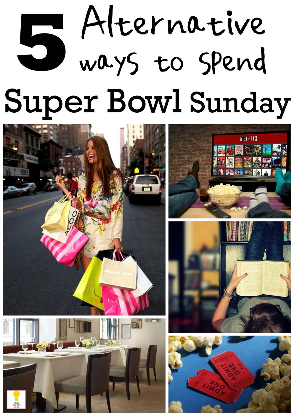5 Alternatives to clearly Bowl Sunday