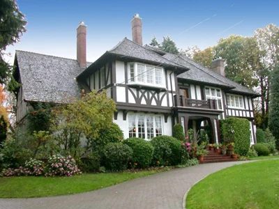 tudor style home exterior