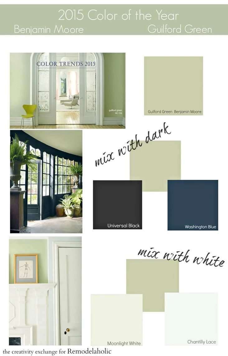 2015 Paint Color of the Year Benjamin Moore Guilford Green. Bekob
