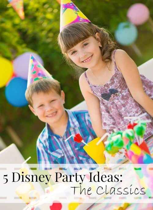 If your kids love the classic Disney movies, they’ll love a birthday party based on one of them. look at these five classic Disney party options! 5 Disney Party options: The Classi