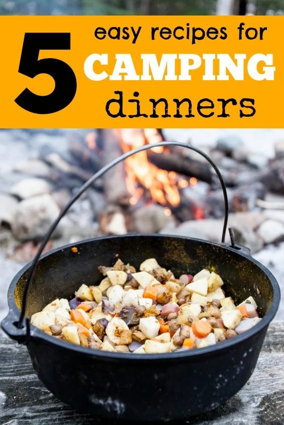 tipsaholic - 5 straightforward recipes for camping dinners