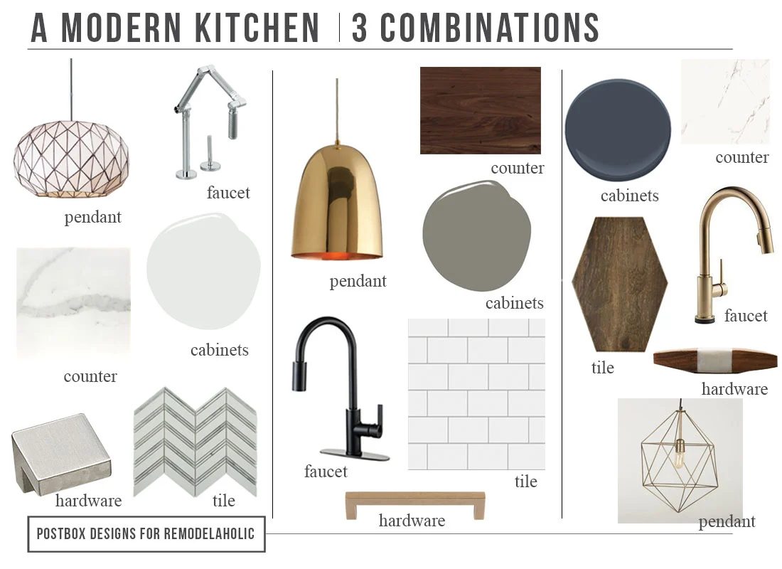5 Must Read Tips Before Remodeling Your Kitchen + 3 Modern Kitchen Combos