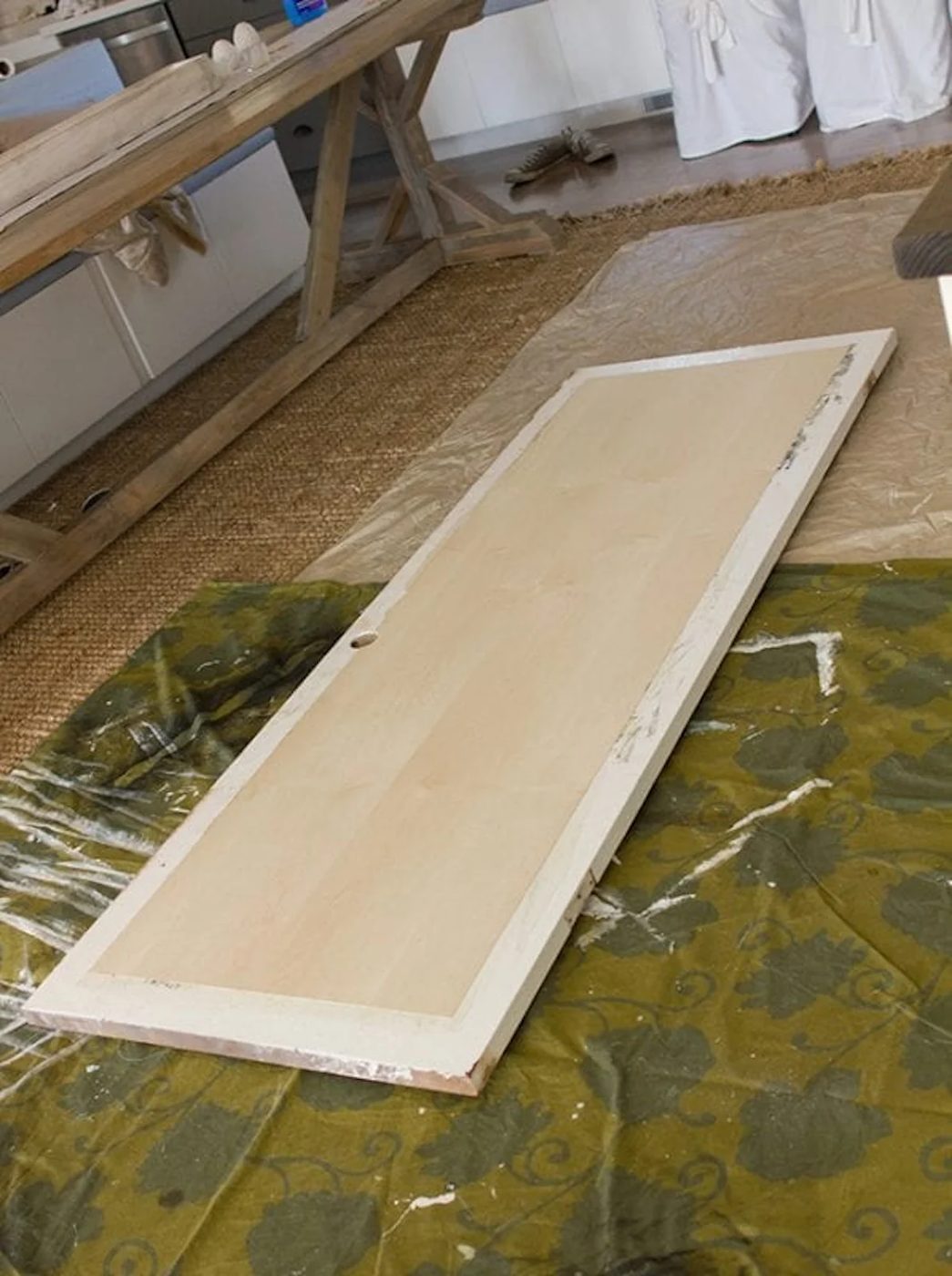 Create A 5 Panel Wood Door From A Hollow Core Door By Jenna Sue Design Co Featured On @Bekob 597x800