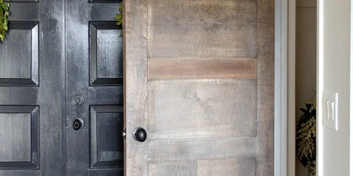 Handmade 5 Panel Door from a Flat Hollow Core Door